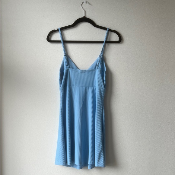Forever 21 Sky Blue V-Neck Dress - Picture 3 of 4